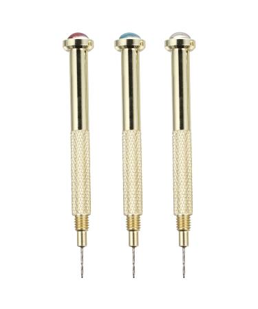 FRCOLOR 6 Pcs Nail Drilling Drill Acrylic Nail Drill Nail Piercing Drills Manicure Drill Nail Sander Drill Professional Nail Drill Diy Nail Drill Nail Art Tools Metal Ornament Pointy 6.5x0.8cmx2pcs Goldenx2pcs
