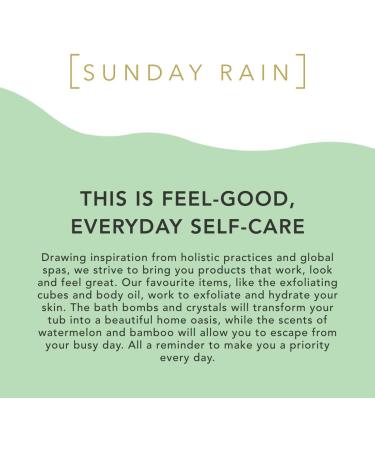 Title- Sunday Rain Aloe Vera & Sweet Mint Foot Soak Exfoliating Dry Skin Removal Vegan & Cruelty Free 400g - Buy Online on GoSupps.com
