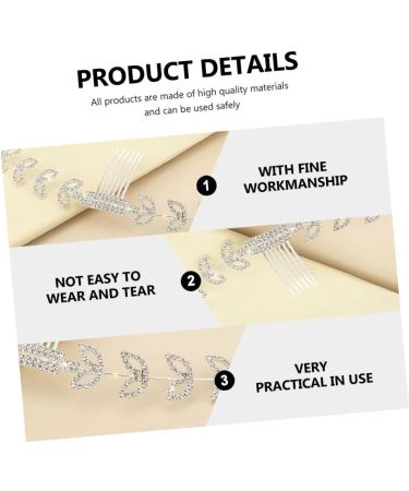 Fomiyes Rhinestone Ear Bracket Headband - Women's Elegant Mask Accessory | 2pcs Hearing Protection Ear Rope Buckles - Buy Online on GoSupps.com