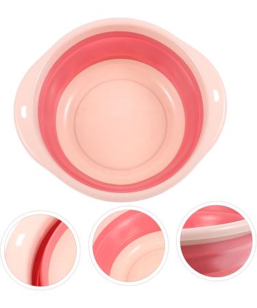 minkissy 1pc Folding Washbasin Bathroom Supply Foot Soak Tub Portable Washbasin Portable Wash Sink Washing Basin Exquisite Craftsmanship Wash Basin Dish Pink Tpe Miss Camping Laundry Tub 32X32X12CM Pink - Buy Online on GoSupps.com