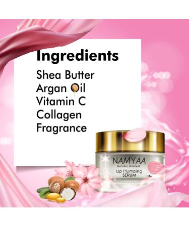 Buy Lip Plumping Serum | Plumper & Fuller Lips with Argan Oil & Shea Butter | 15g - Smooth & Nourish Your Lips - Buy Online on GoSupps.com
