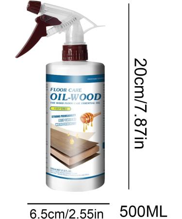 Wood Floor Polish - 500ml Powerful Wood Floor Luster Booster | Household Floor Cleaners With Natural Plant Oil Leaves Protective Layer Lambo - Buy Online on GoSupps.com