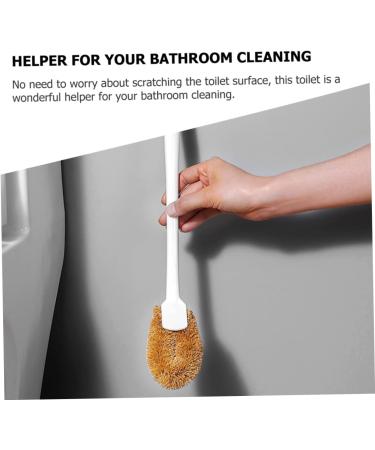 Solustre 2-Pack Toilet Brush Set - No Loss Toilet Cleaner & Gap Brushes for a Spotless Bathroom - White PP Handle - Buy Online on GoSupps.com
