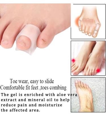 10 Pieces Pinky Toe Spacers - Cushions for Overlapping Toes | Comfort & Relief for Women & Men - Buy Online on GoSupps.com