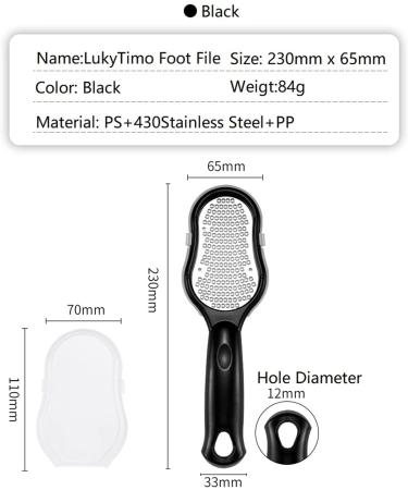 Buy Lukytimo Hornhaut Plane - Effective Corneal Remover for Hard Skin & Calluses | Stainless Steel Foot Care Tool - Buy Online on GoSupps.com