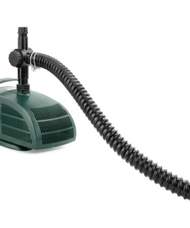 Pisces Flexible Pond Hose Pipe | 50mm (2 inch) x 5 Metre Roll | Corrugated Black Tubing for Filter Pumps and UVC Systems - Buy Online on GoSupps.com