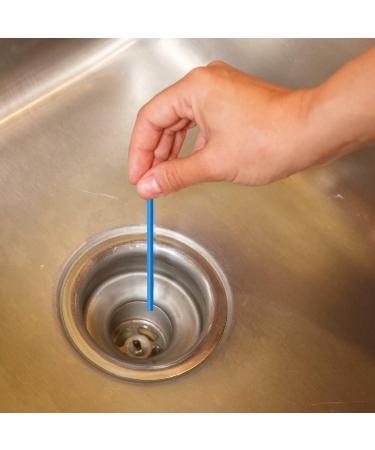 Drain Sticks x12 Easy to Use Fast & Effective Drain Cleaning Sticks for Sinks Baths & Showers - Prevents Build Up Blockages & Bad Smells in Kitchens & Bathrooms - Buy Online on GoSupps.com