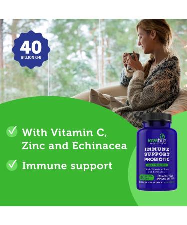 LoveBug Probiotics Immune Support - 40 Billion CFU Daily Probiotic, 30 Count - Buy Online on GoSupps.com