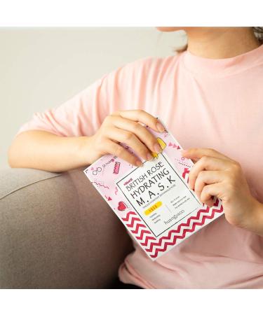 Huangjisoo British Rose Hydrating Beauty Mask - 1 Sheet (25ml) | Nourishing Skincare - Buy Online on GoSupps.com