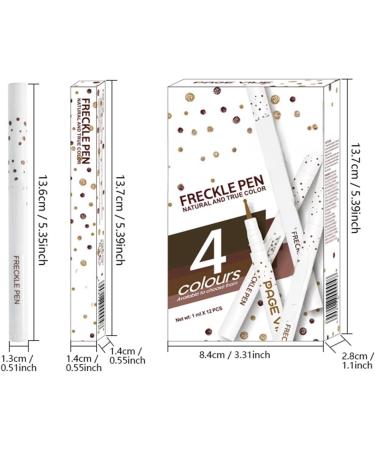 Decorhome 2 Pack Natural Waterproof Smudge-Proof Makeup Pen | Small Round Tip Makeup Aid Tool for Evening Parties | Deer Makeup Pen with Color Rendering - Buy Online on GoSupps.com