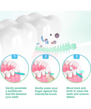 150 Sustainable Interdental Brushes - Soft Silicone for Thorough Tooth Cleaning | Eco-Friendly Oral Care - Buy Online on GoSupps.com