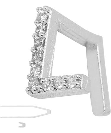 Verdant Touch Hip Hop Teeth Decoration - Removable Silver Braces for Costume Parties - Buy Online on GoSupps.com