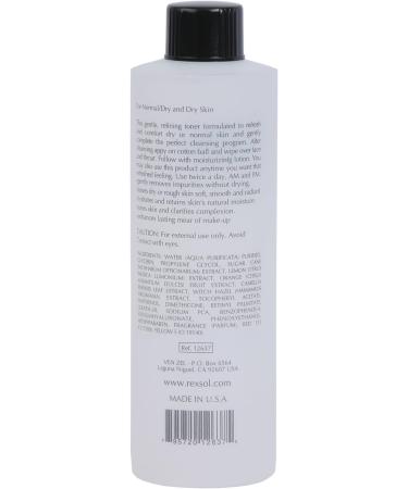 REXSOL Cellular Refining Toner for Normal/Dry Skin - 240 ml | Best Skincare for Hydration & Radiance - Buy Online on GoSupps.com