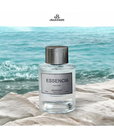 Jean Rish Essencia Pour Homme Eau De Parfume for Men (3.4 Fl Oz / 100ml) with Orange Mint & Madagascar Vanilla Notes - Long Lasting and Luxury Fragrance - Buy Online on GoSupps.com