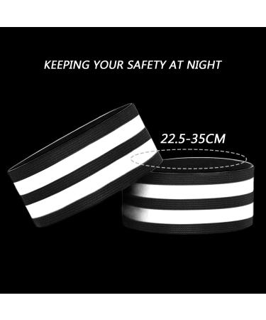 NVTRSD Reflective Bands for Safety | 4-Piece Reflector Straps for Cycling Jogging Hiking & Motorcycling | Must-Have Outdoor Gear - Buy Online on GoSupps.com
