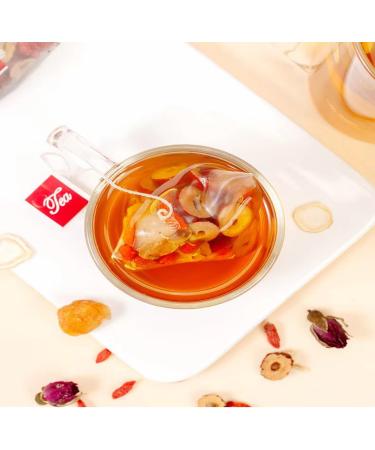 Rose Ginseng Tea Bags 10gX30 Tea Bags 300g Red Dates Goji Berries Longan Combination Of Floral Tea - Buy Online on GoSupps.com