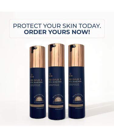 SRI Daily Facial Sunscreen SPF 40 - Anti-Aging Lipochroman & Peptides Weightless Transparent Zinc Oxide - Universal Tint 1.7 OZ - Shop Internationally - Buy Online on GoSupps.com