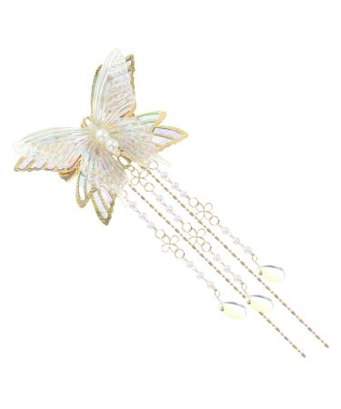 minkissy Wedding Hair Accessories Hair Clips Barrettes for Women 90s Accessories for Women Hair Butterflies Fairy Hair Accessories Wedding Hair Clip Girl Hair up Plastic Butterfly Clip