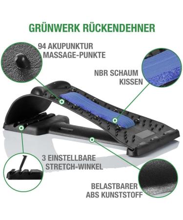 GW Neck Stretcher for Pain Relief - German Instructions & Training Plan for Neck Relaxation | Blue Neck Rescue Tool - Buy Online on GoSupps.com