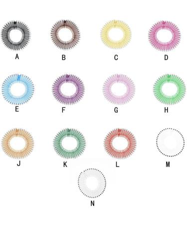 lmoikesz Full Circular Tooth Interlocking Stretch Comb Flexible Crystal Circle Combs Hairband Holder Head Band Banquet Hairstyling Pink - Buy Online on GoSupps.com
