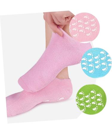 FOMIYES 3 Pairs Foot Moisturizing Socks Moisturizing Dry Feet Masks Essential Oil Socks Moisture Enhancing Sock Moisturizing Gel Sock Foot Lotion Socks Foot Care Sweat Proof Socks Spa Soft - Buy Online on GoSupps.com