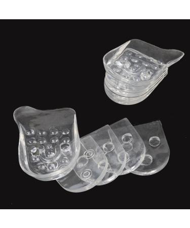 5 Layers 1.7 inch Height Clear Adjustable Breathable Increase Taller Shoe Insole Lift Invisible Height Increase Half Elevator Heels Inserts Shoe Pads for Women Men - Buy Online on GoSupps.com