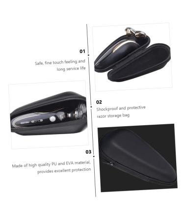 Valiclud Travel Accessories Shaver Bag - 6 Pockets EVA Drainage Black - 3pcs Storage Container (18x8x5cm) - Buy Online on GoSupps.com