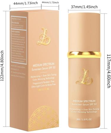  LYFDMHDP 4-in-1 Smart Foundation SPF 50+ 30s Color Adapting 24H Waterproof & Sweatproof Gym Makeup Lightweight Hydrating (Light Spectrum 30 ml) (1pc) - Buy Online on GoSupps.com