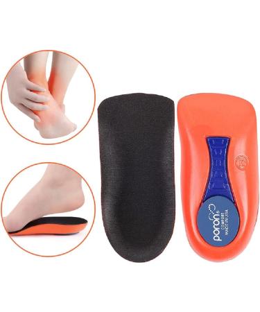3/4 Orthopedic Foot Vault Insoles for Flat Feet & Pain Relief | Plantar Fasciitis Morton's Neuroma Overpronation (Sizes 35-39) - Buy Online on GoSupps.com