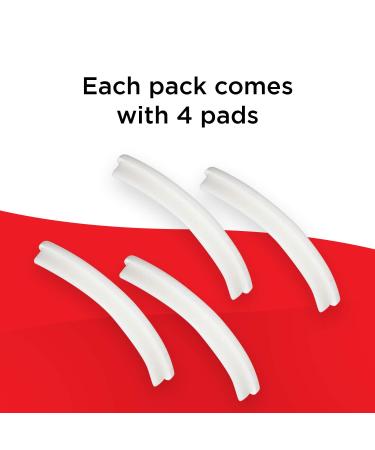 Seki Edge Eyelash Curler Replacement Pads - Pack of 4 Silicone Refill Pads for Perfect Curling - Made in Japan - Buy Online on GoSupps.com