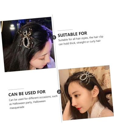 Beatifufu Hairpin Goody Barrettes for Women Rhinestone Barrettes for Women Headwear for Women Hair Clip for Women Barrettes for Hair Rhinestone Spider Hair Clip Girl Headdress Plastic - Buy Online on GoSupps.com