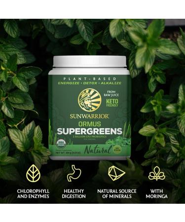 Organic Greens Probiotic Powder & Vegan Collagen Protein Powder Set | Bundle & Save | Non-GMO No Added Sugar Soy or Dairy (20 Servings Vegan Collagen Booster 45 Servings Greens) - Buy Online on GoSupps.com