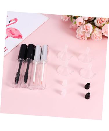 Beatifufu 12pcs Transfer Pipettes Clear Eyelash Mascara Eyeliner Tubes with Wands Empty Clear Mascara Funnel - Buy Online on GoSupps.com