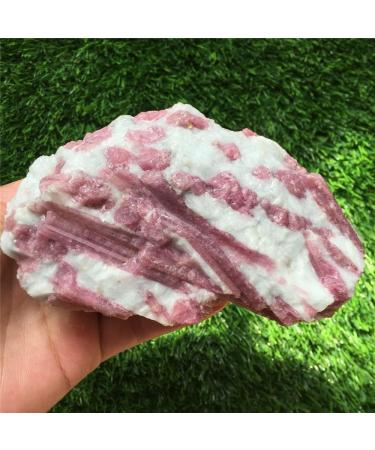 Healing Aura Red Tourmaline Quartz Crystal - Natural Primitive Rock Stone (480-500g) | International Shipping Available - Buy Online on GoSupps.com