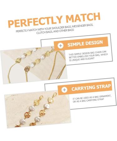 Healvian Pocket Chain Handbag for Women | Stylish DIY Carrier Bag & Glasses Chain Decor | Copper Metal Shoulder Bag - Buy Online on GoSupps.com