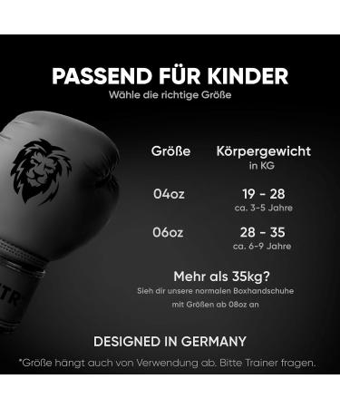 Fightr Children s Boxing Gloves | Maximum Protection for Kids | 04-06 oz Junior Gear for Boxing MMA Muay Thai & Kickboxing | Includes All-Black Carrying Bag - Buy Online on GoSupps.com
