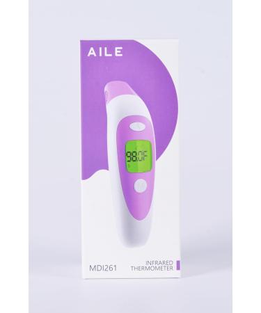 CE Approved Digital Baby Thermometer for Adults and Kids - 3-in-1 Ear and Forehead Mode - Purple - Buy Online on GoSupps.com