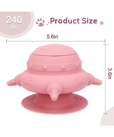 Puppy Feeders for Multiple Puppies Newborn Pets Cat & Dog Milk Feeder Kittens Puppies Feeding Bowl 240ml Small Dog Bubble Feeding Device with 4 Nipples Puppy Bottles for Nursing Puppy (Pink) - Buy Online on GoSupps.com