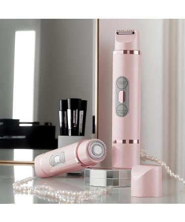 Rasoir lectrique Femme - pilateur Pour Zone Bikini Double T te Visage & Maillot pour L vre Menton Zone Intime pilateur Aisselles Portable Rose - Buy Online on GoSupps.com