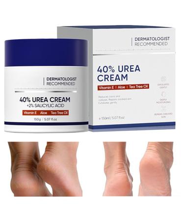 Mimoqk Lotion with Urea 150 g Urea Moisturizer for Hands & Feet Non-Greasy Lightweight Callus Remover Maximum Strength Dry Cracked Heels Softening Foot Care