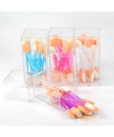 120PCS Eyeshadow Brush with Box Eyeshadow Applicators Double Sided Sponge Applicator Eyeshadow Sponge Brush Eye Makeup Tools - Buy Online on GoSupps.com