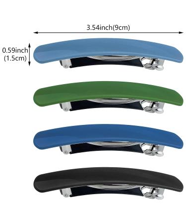 10 Pcs French Hair Barrettes - Vintage Metal Snap Clips for Women and Girls - Buy Online on GoSupps.com