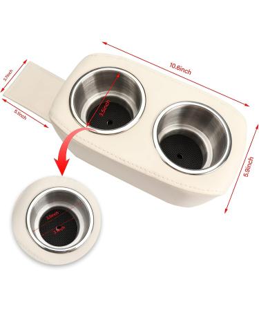 Marinexplore Pontoon Double Drink Holder - Stainless Steel Cup Holders for Boat, Yacht, RV, Car - Buy Online on GoSupps.com