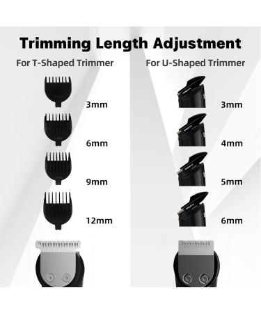 5-in-1 Hair Clipper & Beard Trimmer for Men - Waterproof Grooming Kit with LED Display Nose Trimmer & Low Noise Operation - Buy Online on GoSupps.com