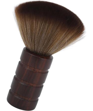 Dust Removal Brush for Neck and Face Professional Neck Hair Cleaning Brush Ergonomic Beech Handle Nylon Hair for Hairdresser for Home Salon - Buy Online on GoSupps.com