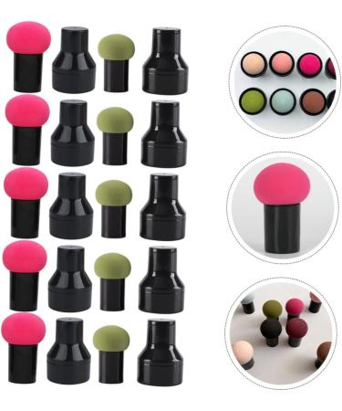 POPETPOP Simple Puff 50 Sets Mushroom Head Puff Wet and Dry Hydrophilic Polyurethane Dry Puff Girl Makeup Pad - Buy Online on GoSupps.com
