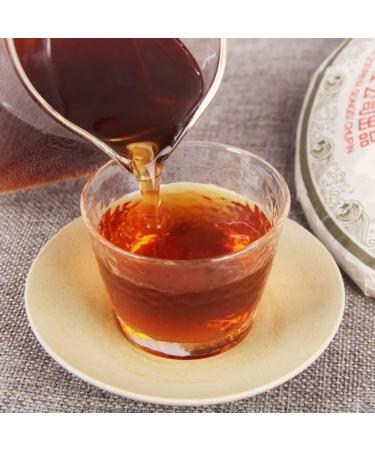 HQZM Greek Afmented Yunnan Pu 357g Greek Greek Greek Greek Trip The Qiaomu Qizi Cake Thee - Buy Online on GoSupps.com