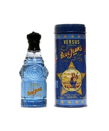 Versus Blue Jeans By Gianni Versace For Men Eau De Toilette Spray 2.5 Ounces 2.5 Fl Oz (Pack of 1)