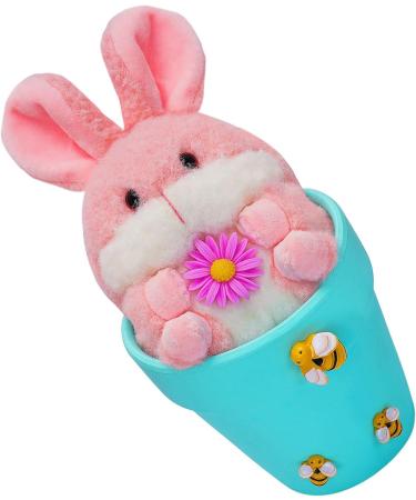 Easter Simulation Rabbit Decor Flowerpot Ornament For Home Garden Lovely Easter Gift Easter Rabbit Pink - Buy Online on GoSupps.com