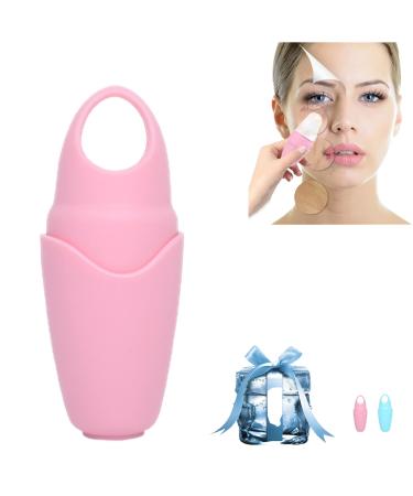 Ice Roller For Eye & Face Beauty tools Eye & Facial Roller Remove Puffiness and Fine Lines Shrink Pores Reduce Acne and Lubricate the Skin. (Pink)
